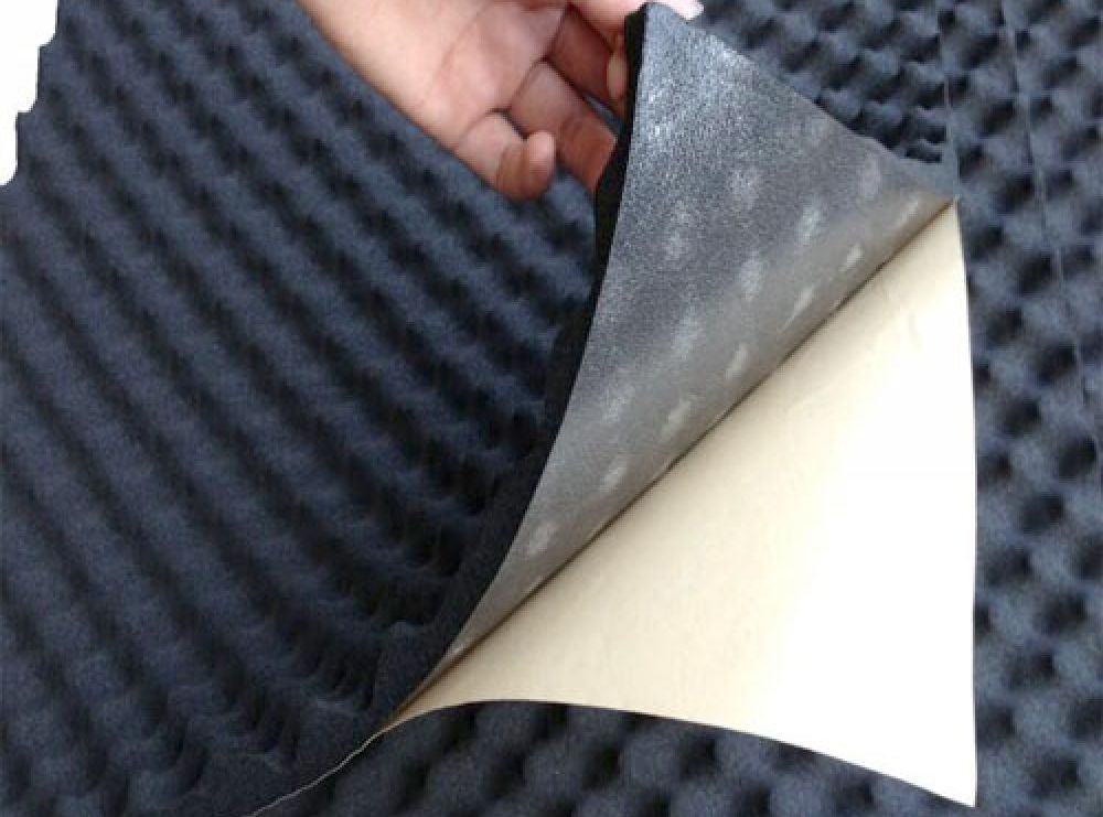 Self-Adhesive Acoustic Foams